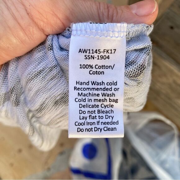 ATM ZEBRA PRINT SLUB JERSEY SCHOOLBOY CREW size small - Picture 7 of 12